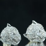 The Midnight Cat Stud Earrings